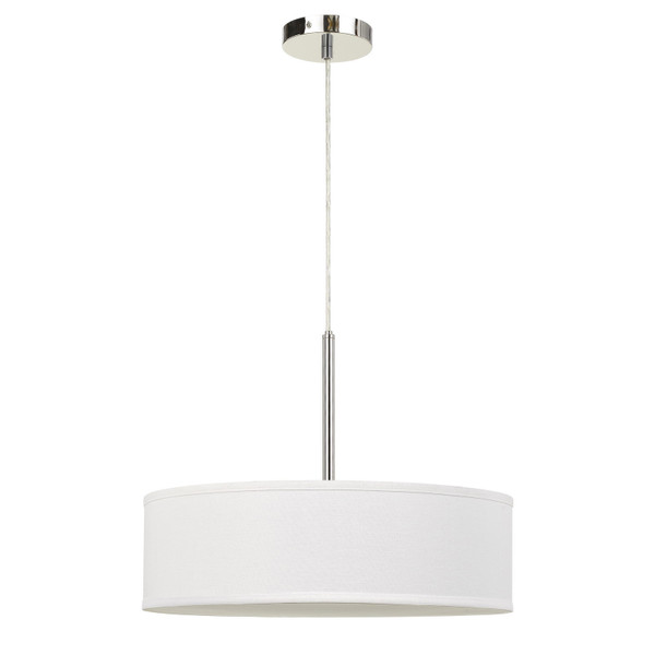 Calighting Led 18W Dimmable Pendant With Diffuser And Hardback Fabric Shade FX-3731-OW