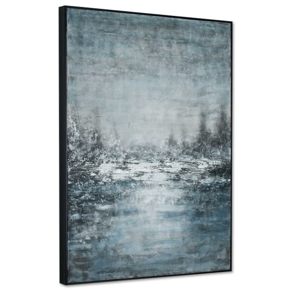 Vertuu Winter'S River Hand Painted Canvas 01-01008