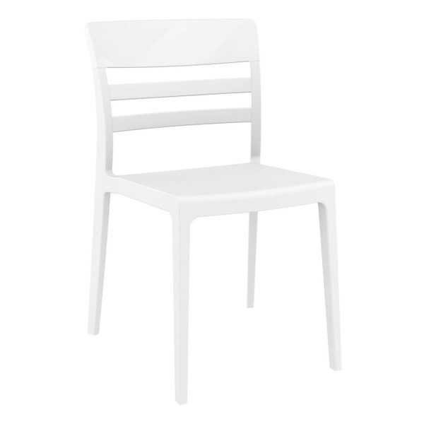 Compamia Moon Dining Chair White Glossy White (Set Of 2) ISP090-WHI-GWHI