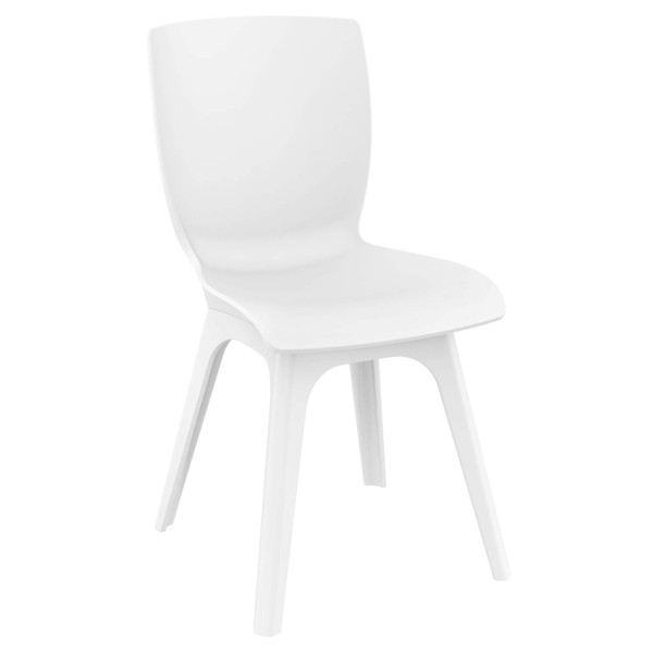 Compamia Mio Pp Modern Chair White (Set Of 2) ISP094-WHI-WHI