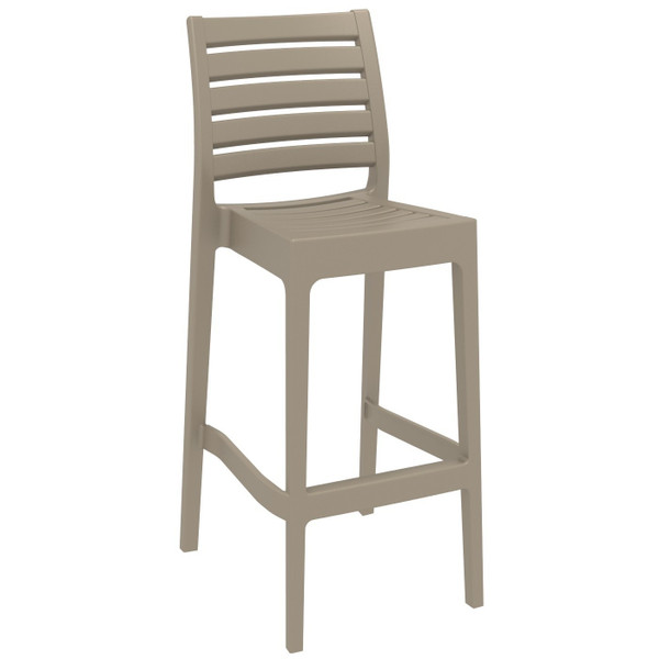 Compamia Ares Resin Bar Stool Taupe (Set Of 2) ISP101-DVR