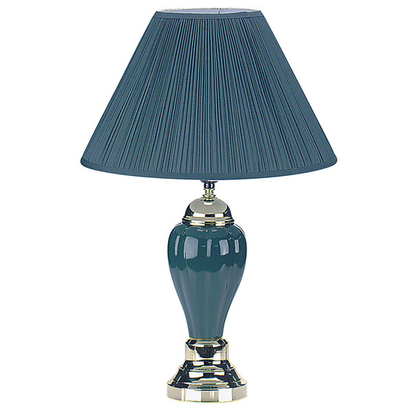 Ore International 6117GN 27" Ceramic Table Lamp - Green