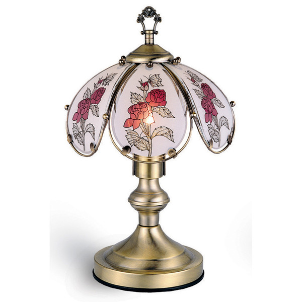 Ore International K317 14.25" Touch Lamp - Rose