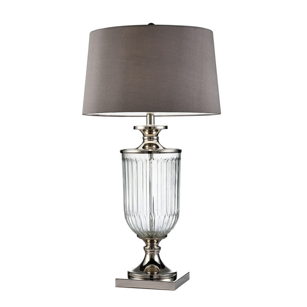 Ore International K-5711 32.5" Amelia Glass Table Lamp