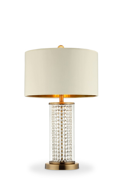 Ore International ORE-5159T 28.75" In Pluviam Crystal Table Lamp