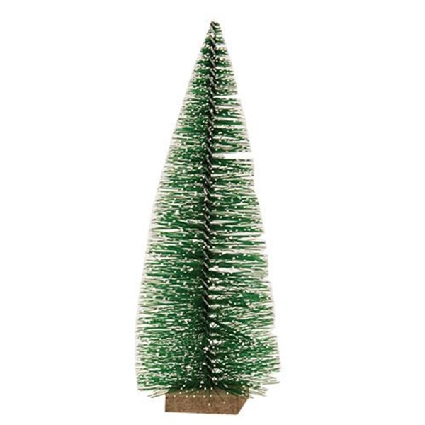 *Snowy Bottle Brush Tree 7" F17923 By CWI Gifts