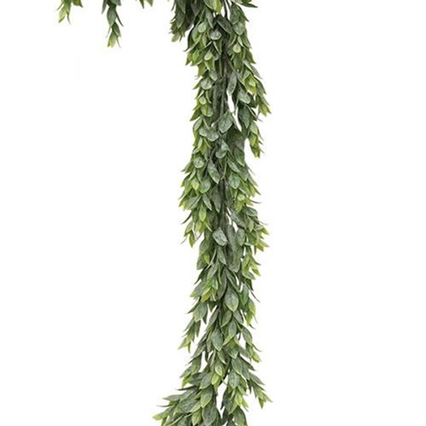 Rainwashed Leaves Garland 6Ft FTE8972 By CWI Gifts