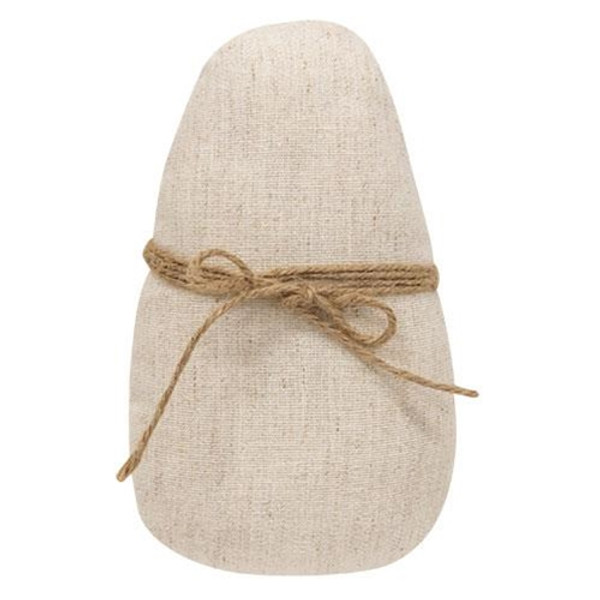 *Large Ivory Egg With Jute Bow GCS37956 By CWI Gifts