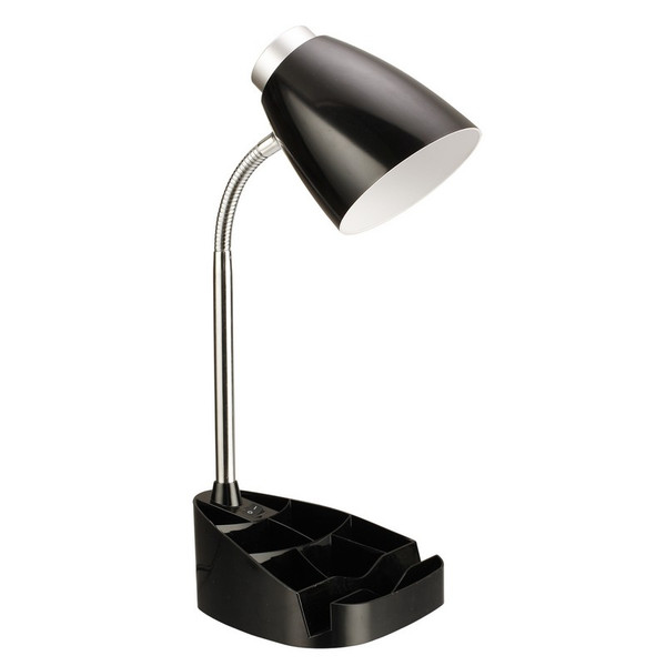 Organizer Desk Lamp with IPad Tablet Stand Book Holder - LD1002-BLK