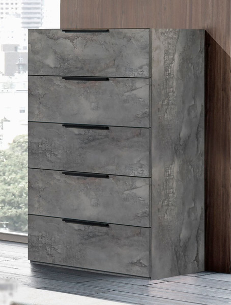 VGACFERRARA-GRY-A-CHEST Nova Domus Ferrara - Modern Volcano Oxide Grey Chest By VIG Furniture