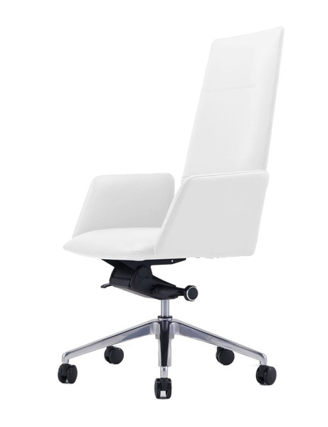 VGFUA1911-WHT-OC Modrest Tricia - Modern White High Back Executive Office Chair By VIG Furniture