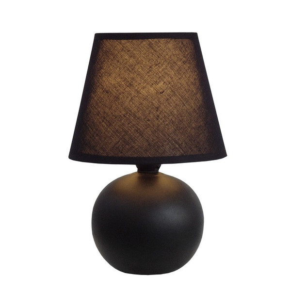 Mini Ceramic Globe Table Lamp - LT2008-BLK