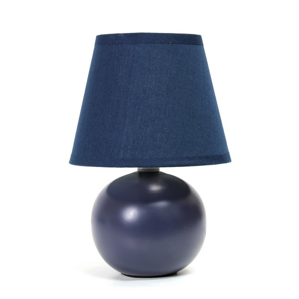 Mini Ceramic Globe Table Lamp - LT2008-BLU