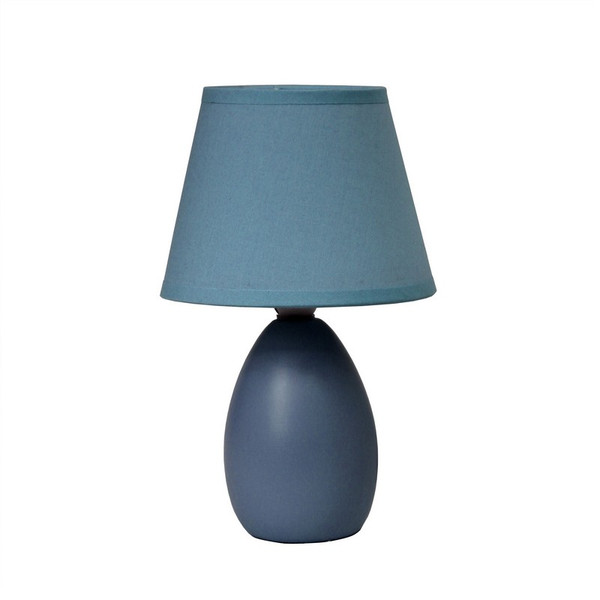 Mini Egg Oval Ceramic Table Lamp - LT2009-BLU