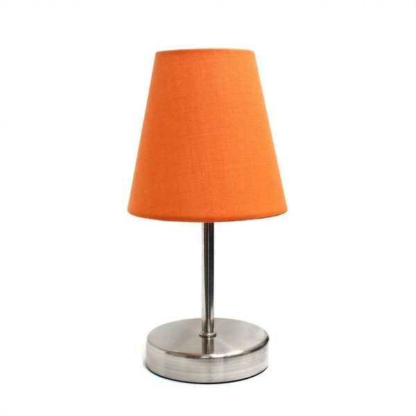 Sand Nickel Mini Basic Table Lamp with Fabric Shade - LT2013-ORG