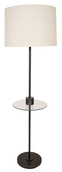 Brandon Floor Lamp with USB Port in Oil Rubbed Bronze BR102-OB By House Of Troy