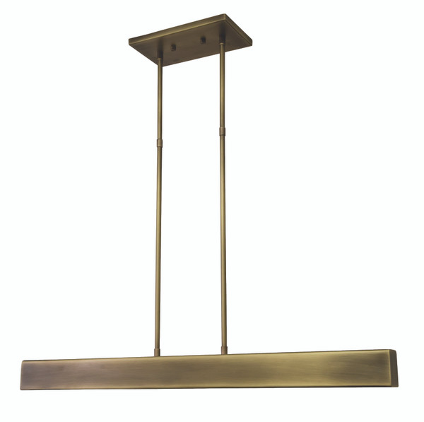 Horizon 28" LED Antique Brass Pendant HORP28-AB By House Of Troy