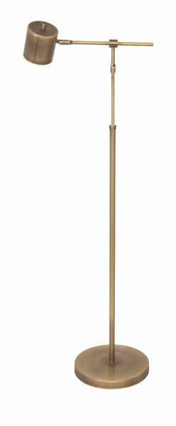 Morris Adjustable LED Floor Lamp in Antique Brass MO200-AB By House Of Troy