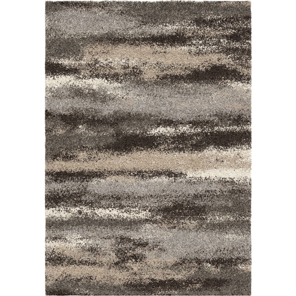 Armen Brookfield Contemporary 8X10 Area Rug In Charcoal/Beige LCBFRU8X10CH