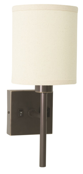 Wall Lamp In Oil Rubbed Bronze With Convenience Outlet WL625-OB By House Of Troy