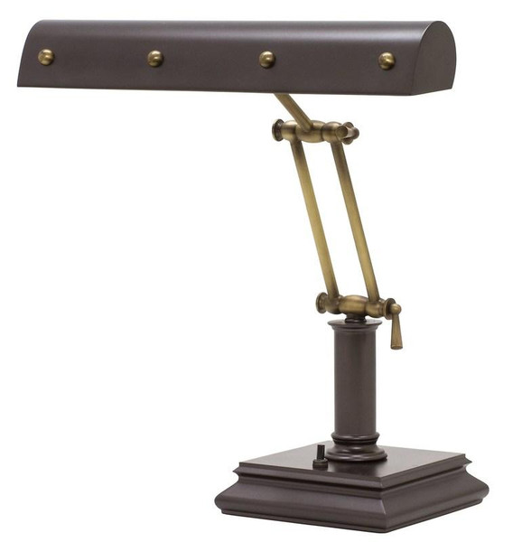 14" Piano Desk Lamp With Ball Motif PB14-201-MB/AB By House Of Troy