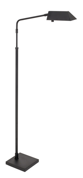 Newbury Adjustable Floor Lamp In Black NEW200-BLK By House Of Troy