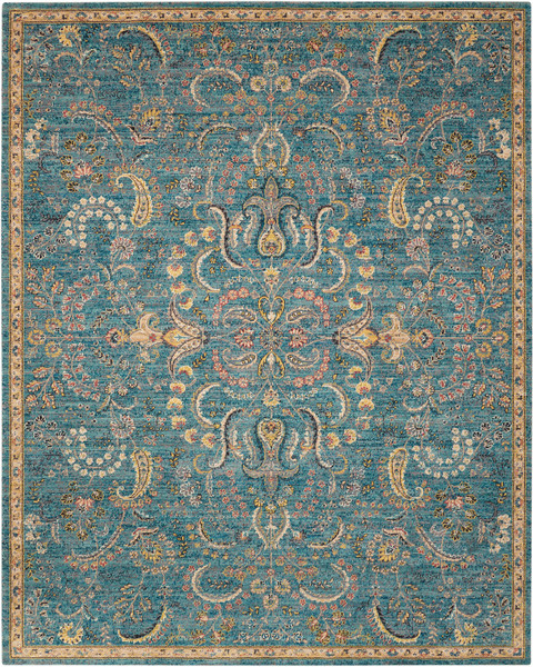 Nourison 2020 NR204 Teal 8' x 11' Area Rug