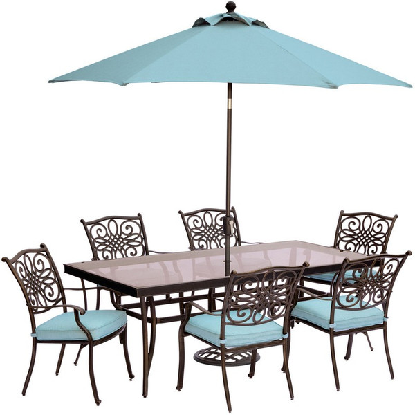 Traditions 7 Pieces Outdoor Dining Set TRADDN7PCG-SU-B