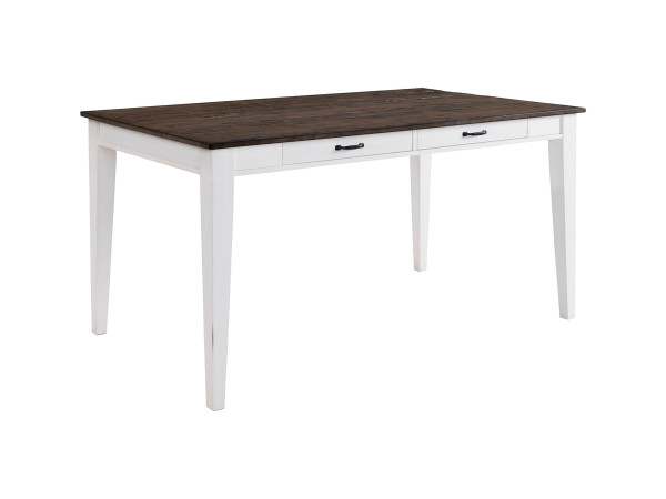 Intercon Belgium Farmhouse Counter Table With Drawers BF-TA-4272G-AWG-C