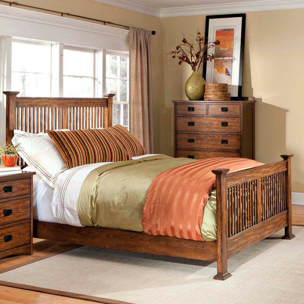 Intercon Oak Park King/Cal King Slat Footboard OP-BR-5825K-MIS-FB