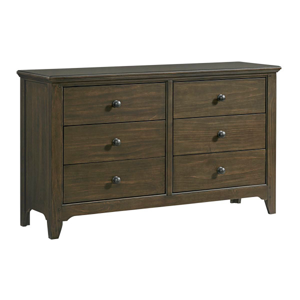 Intercon Tahoe Youth 6 Drawer Dresser TA-BR-6306-RVR-C