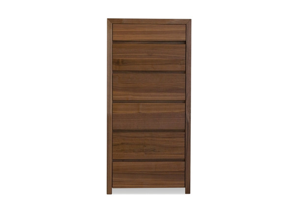 6-Drawer Chest Blanche Walnut CH6BLANWALN By Mobital