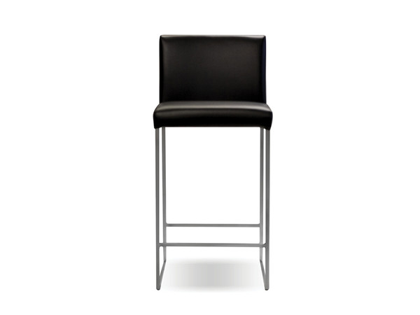 Counter Stool Tate Black Leatherette DCSTATEBLAC By Mobital