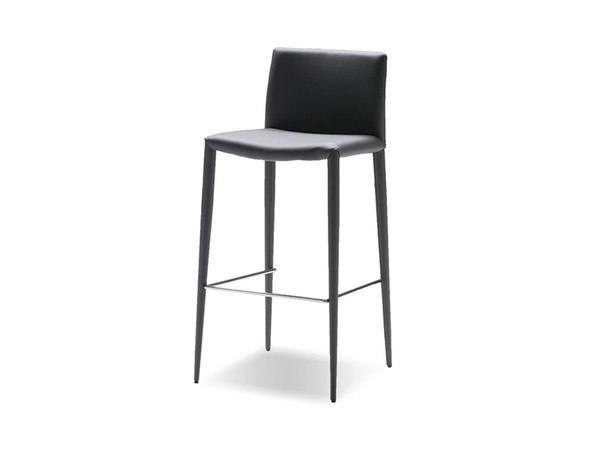 Zeno Counter Stool Grey Leatherette DCSZENOGREY By Mobital