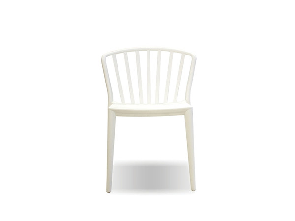 Dining Chair Windsor White (Stackable) DCHWINDWHIT By Mobital