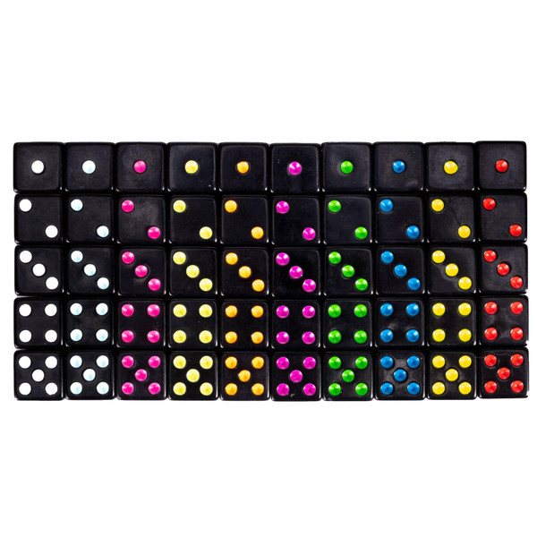 Brybelly Blackout Dice, 50-Pack GDIC-015