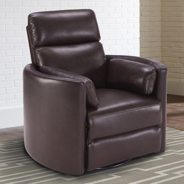 MRAD#812GSP-P25-FBU Radius - Florence Burgundy - Powered By Freemotion Power Cordless Swivel Glider Recliner By Parker House