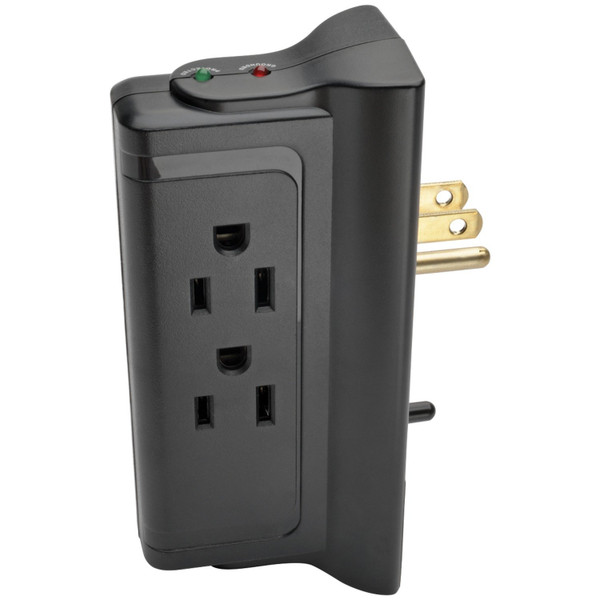 Protect It!(R) Surge Protector With 4 Side-Mounted Outlets