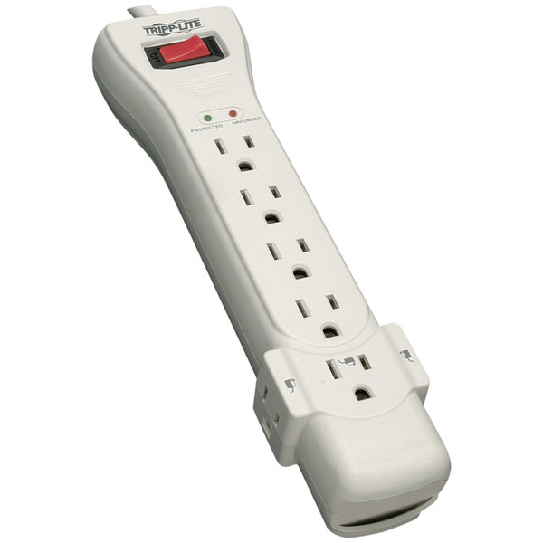 Protect It!(R) 7-Outlet Surge Protector (Basic Protection; 7Ft Cord)