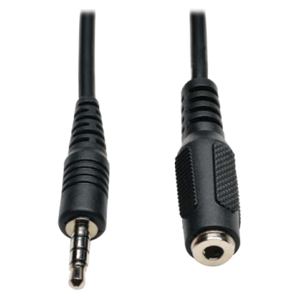 3.5Mm Stereo Audio 4-Position Trrs Male To Female Headset Extension Cable, 6Ft