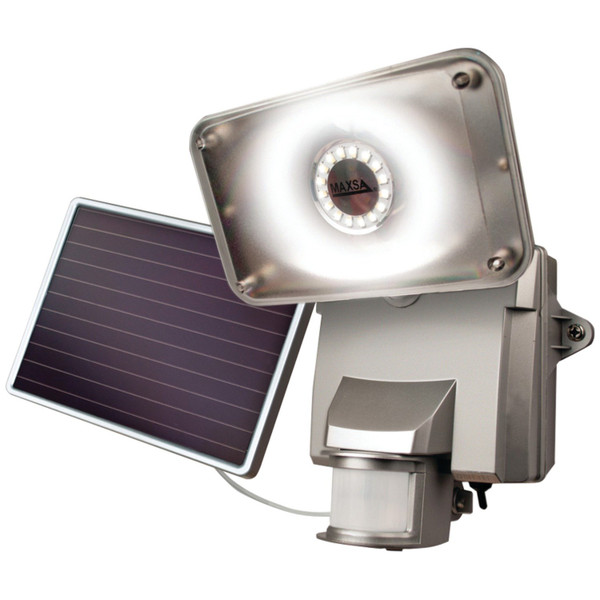 Solar-Powered Motion-Activated Security Floodlight With 16 Smt Leds