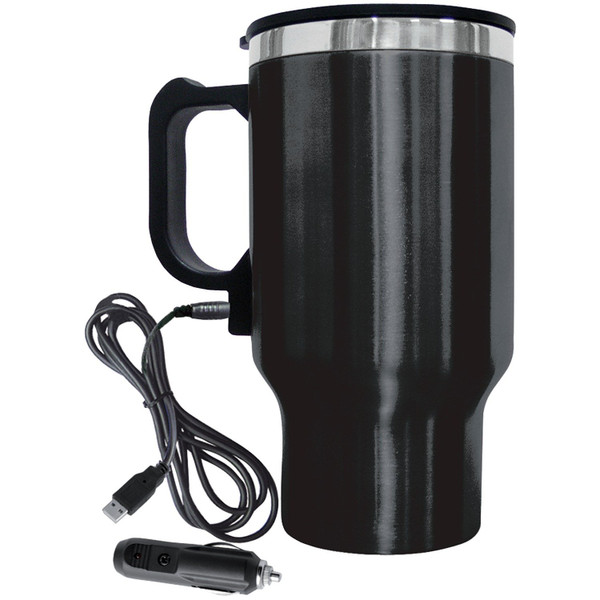 16-Ounce Electric Coffee Mug With Wire Car Plug