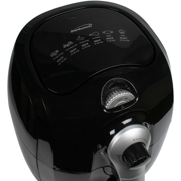 3.7-Quart Electric Air Fryer (Black)