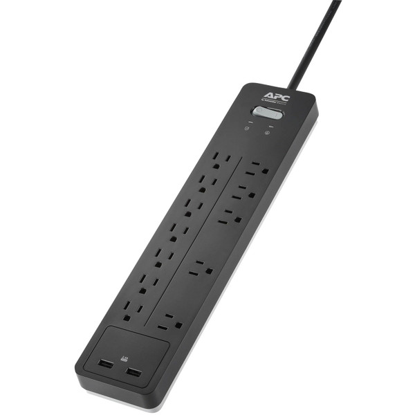 12-Outlet Surgearrest(R) Home/Office Series Surge Protector With 2 Usb Ports, 6Ft Cord
