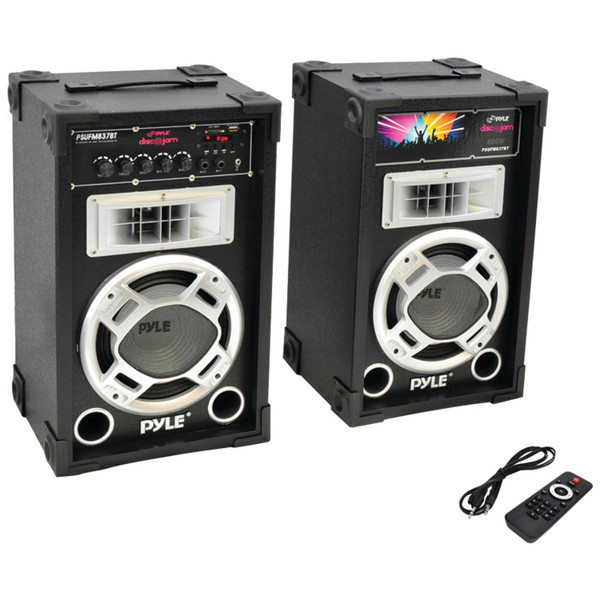 800-Watt Disco Jam Powered Active/Passive Pa Bluetooth(R) Dual Speaker System