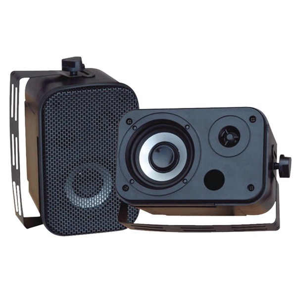 3.5'' Indoor/Outdoor Waterproof Speakers (Black)