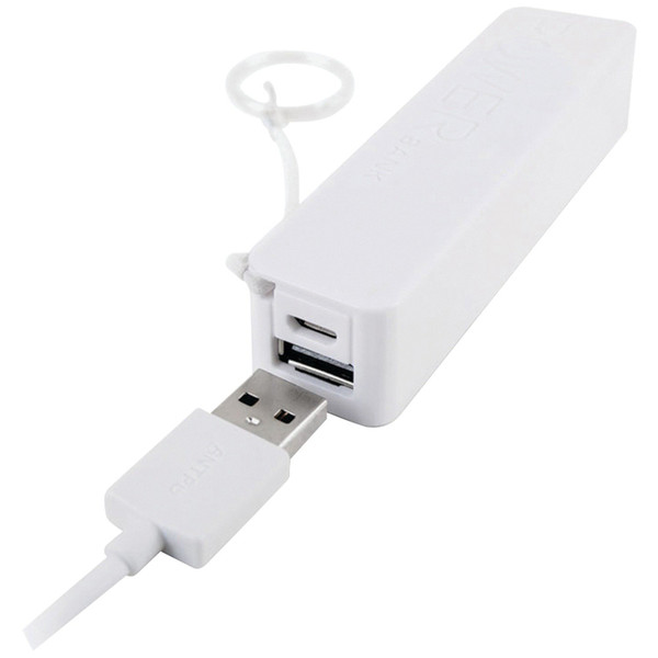 2,600Mah Battery Bank (White)