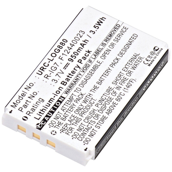 Urc-Log880 Rechargeable Replacement Battery