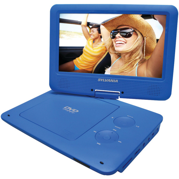 9" Portable Dvd Player With 5-Hour Battery (Blue)