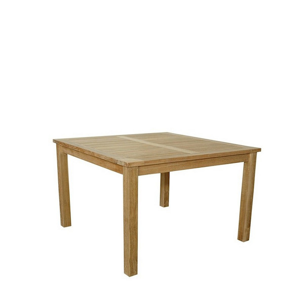 TB-047SS Anderson Teak 47" Windsor Square Small Slat Dining Table